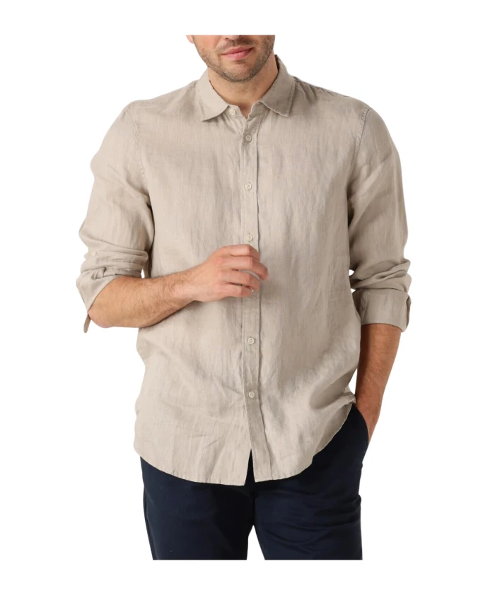 

Повседневная льняная рубашка для мужчин Scotch & Soda, бежевый