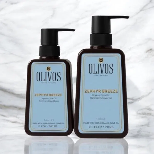 Набор OLIVOS Hammam: органическое жидкое мыло и гель для душа Olivos — фото 3