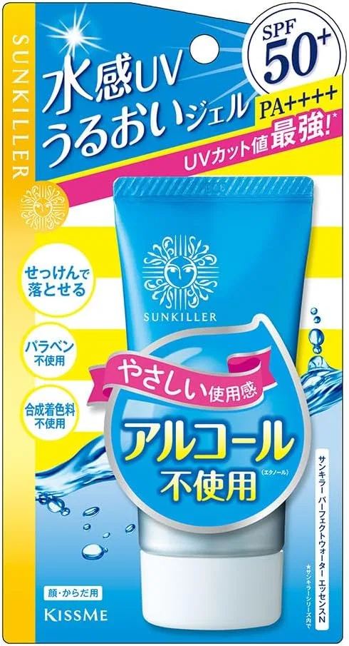 Солнцезащитный гель Sunkiller Perfect Water Essence N SPF50, белый, 50 мл Sun Killer