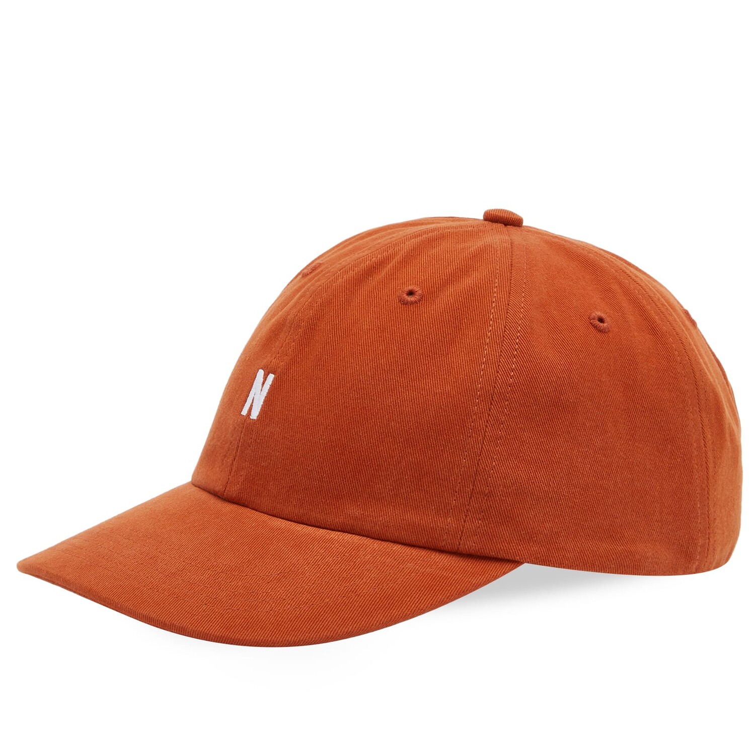 

Бейсболка Norse Projects Twill Sports Cap, цвет Burnt Ochre