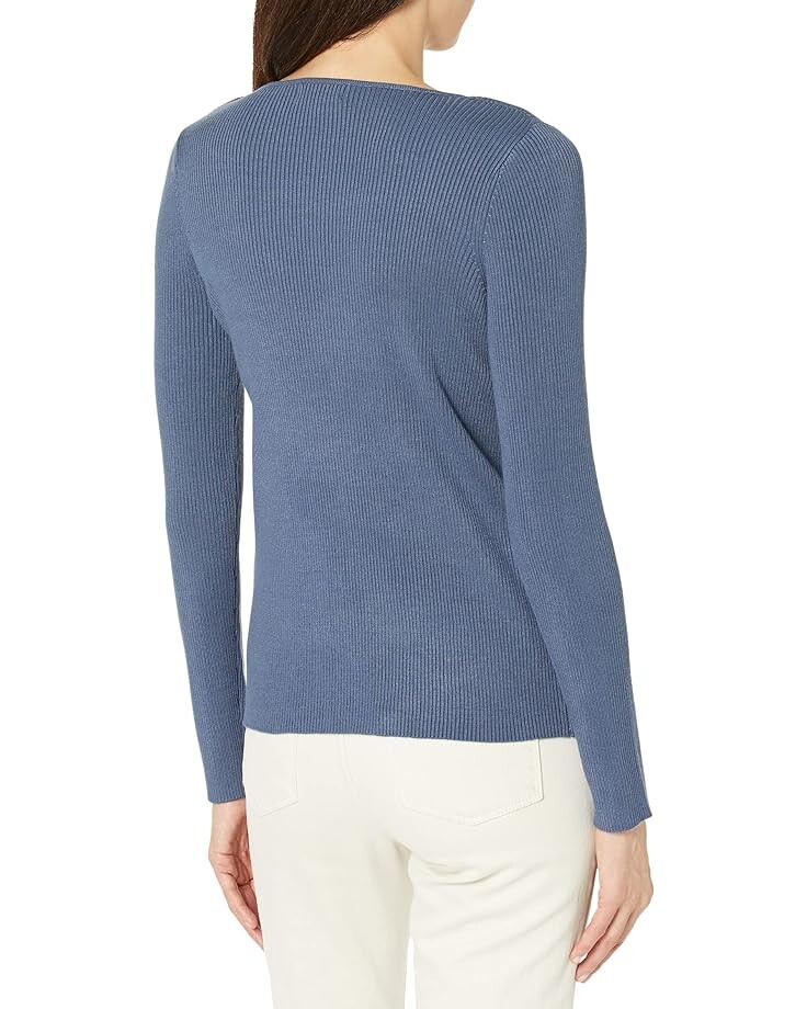 

Свитер Calvin Klein Long Sleeve with Cutout At Front, цвет Oceana