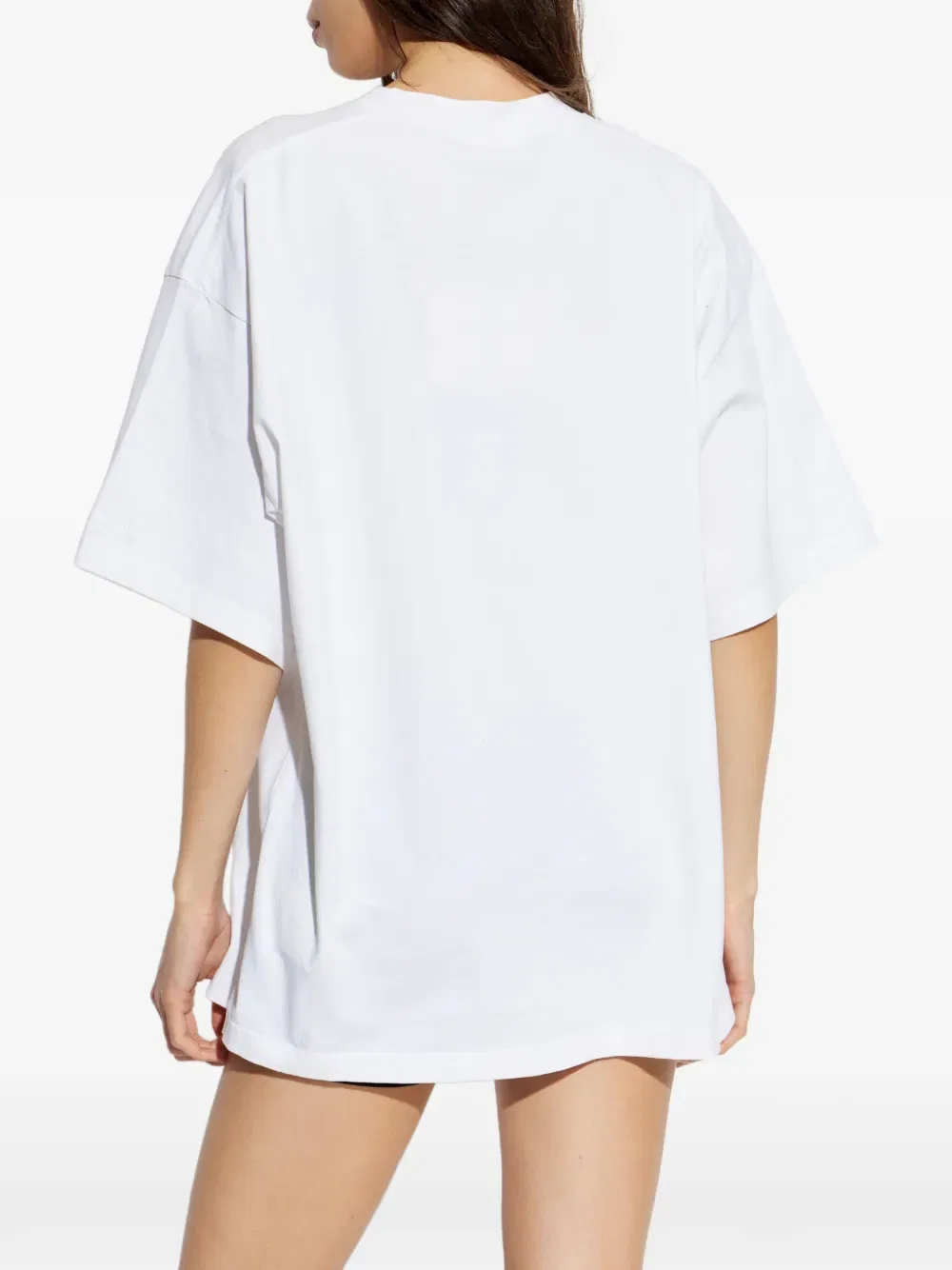 Футболка Cube свободного кроя Alexander Wang, белый — фото 4