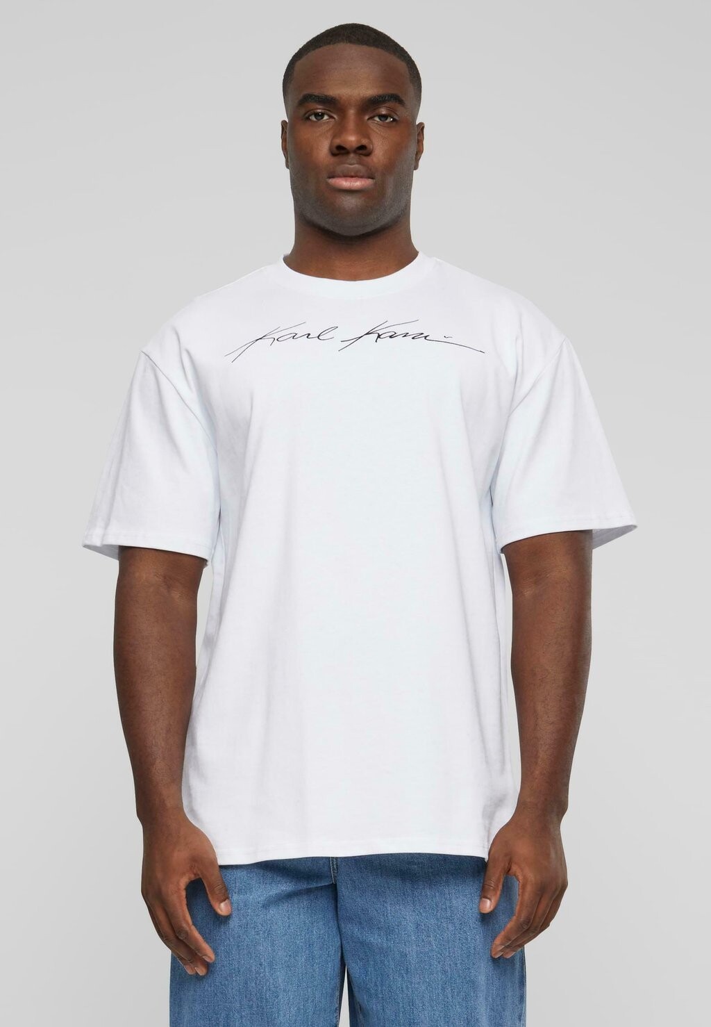 

Футболка с принтом AUTOGRAPH HEAVY BOXY Karl Kani, цвет white