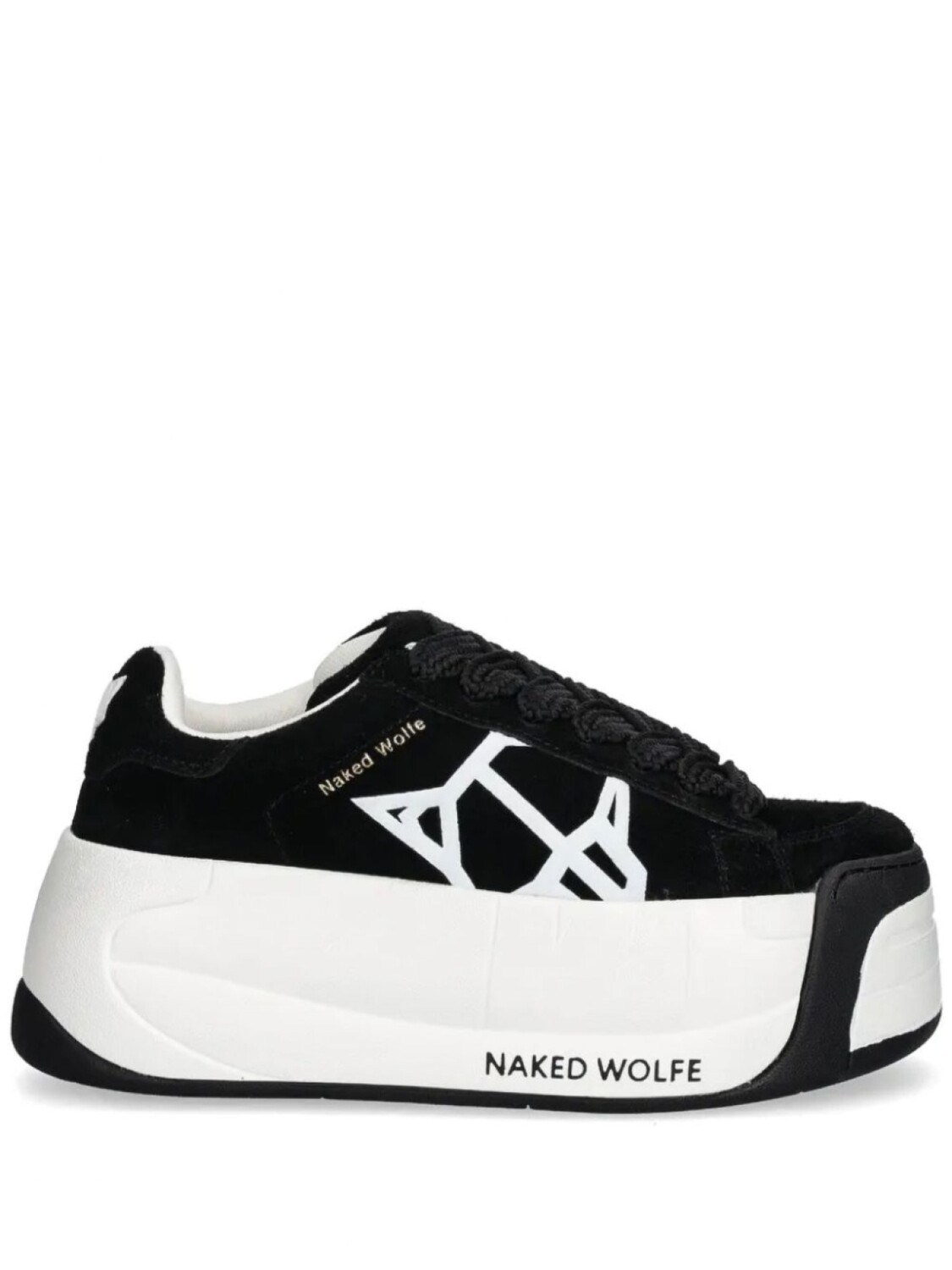 

Кроссовки на платформе NAKED WOLFE, черный