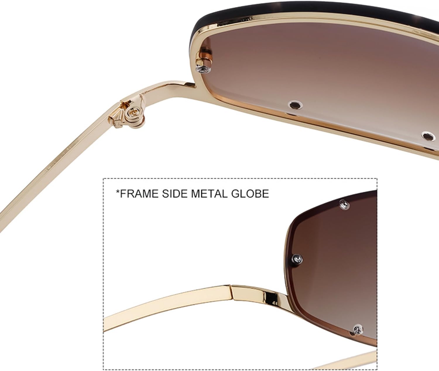 

bullabulling Модные прямоугольные солнцезащитные очки со стразами для женщин, безободковые солнцезащитные очки-щитки в стиле панк, модные мужские солнцезащитные очки в стиле Y2K, C4