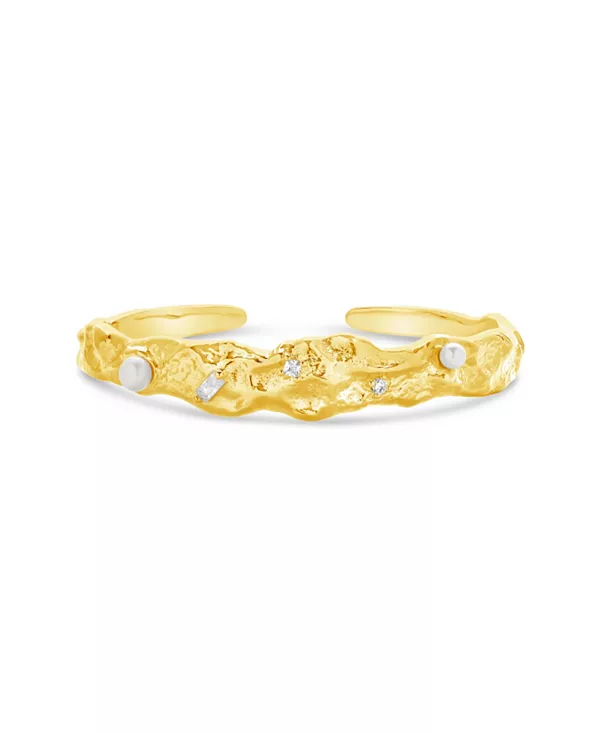 

Браслет-Манжета Caspara Sterling Forever, gold