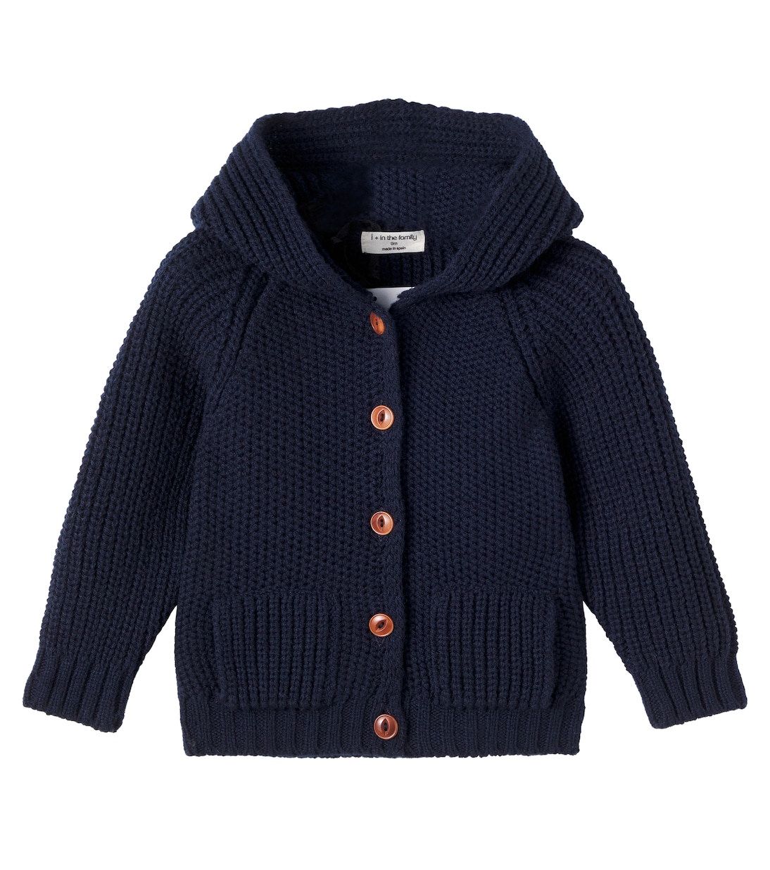 

Кардиган Baby Morten с капюшоном из смесовой шерсти 1 + in the Family, Dark Blue