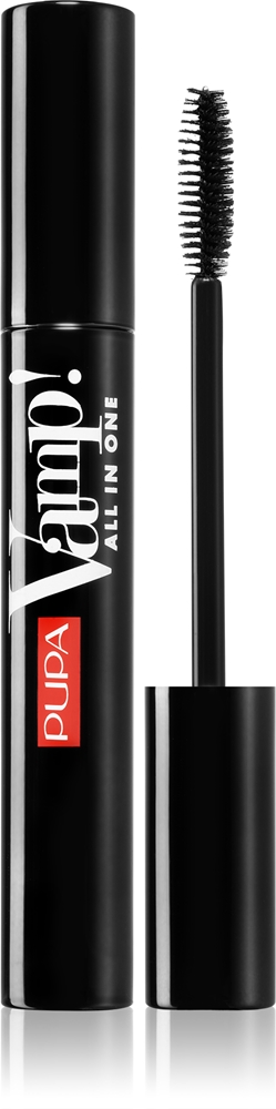 

Vamp! Тушь для ресниц All-in-One: объем, удлинение и разделение Pupa Milano, atspalvis 101 black 9 мл