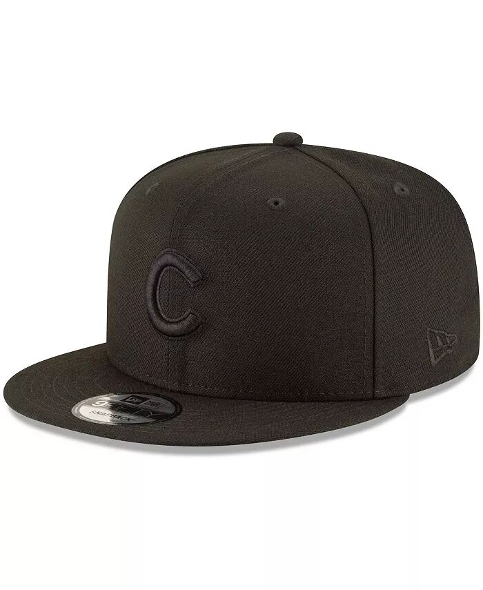

Мужская бейсболка Chicago Cubs Black on Black 9FIFTY Team Snapback Adjustable New Era