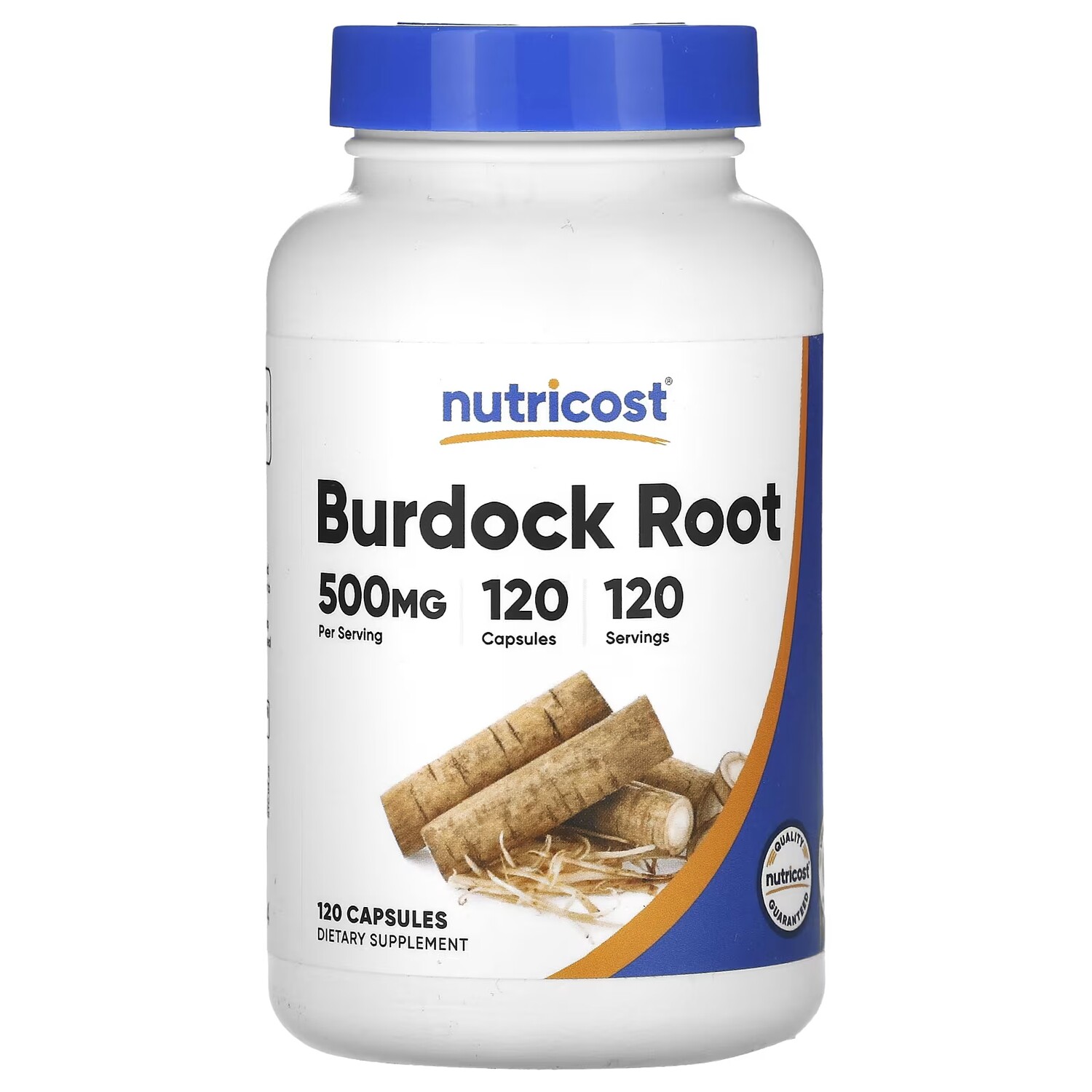

Корень лопуха Nutricost 500 мг, 120 капсул