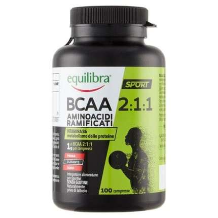 

BCAA 2:1:1 Equilibra Аминокислоты с разветвленной цепью 100 таблеток Equilibra Srl