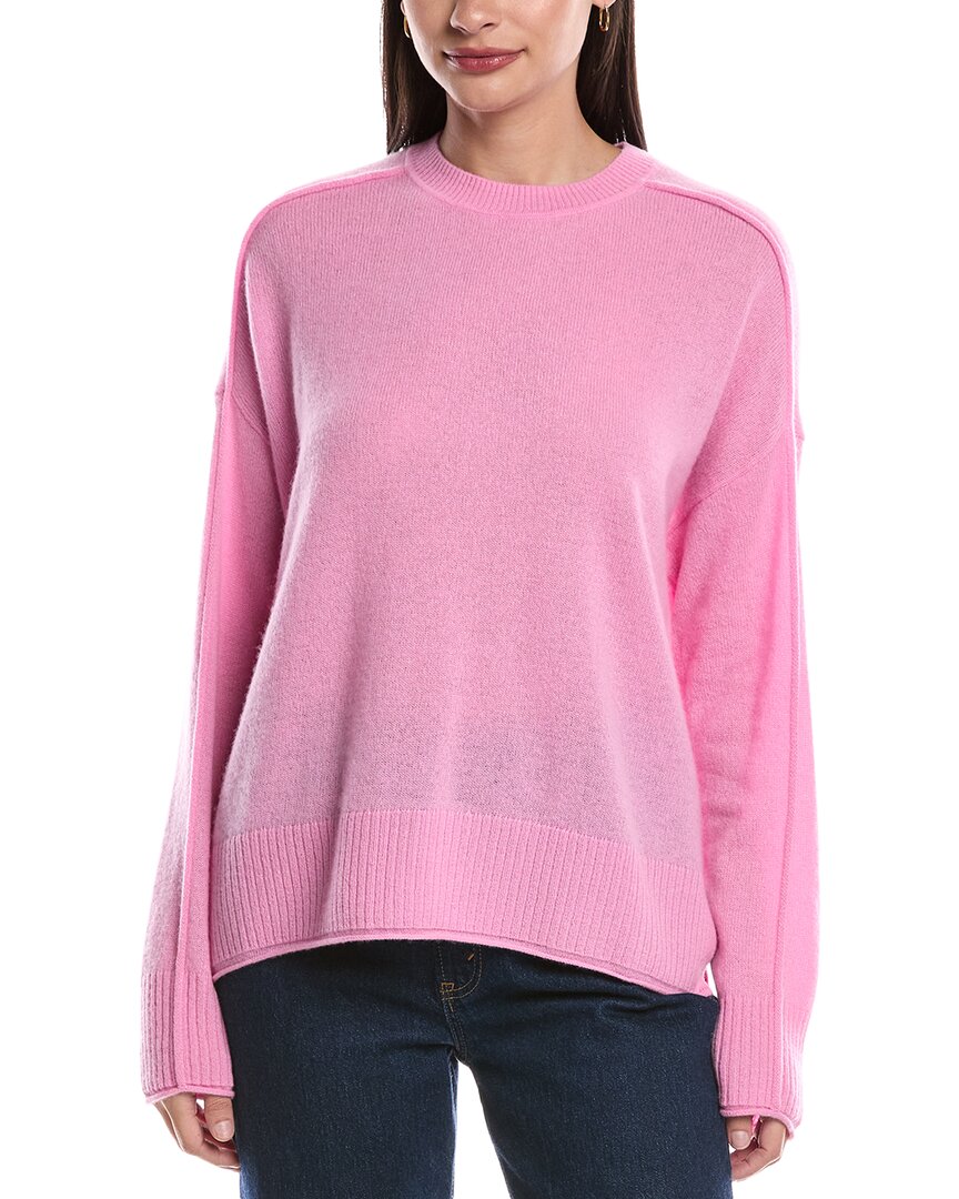 

Кашемировый свитер Alashan Cashmere Emilia с круглым вырезом, розовый