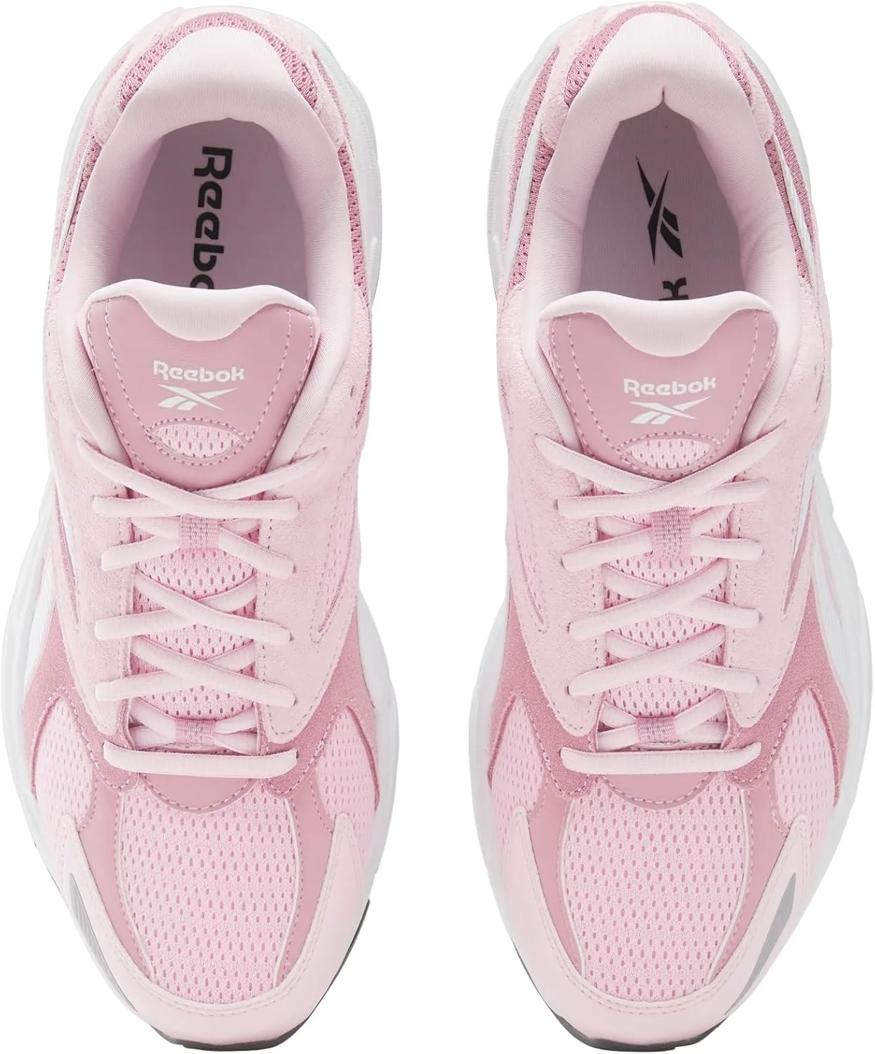 Кроссовки Reebok Unisex Road Prime, белый/розовый — фото 3