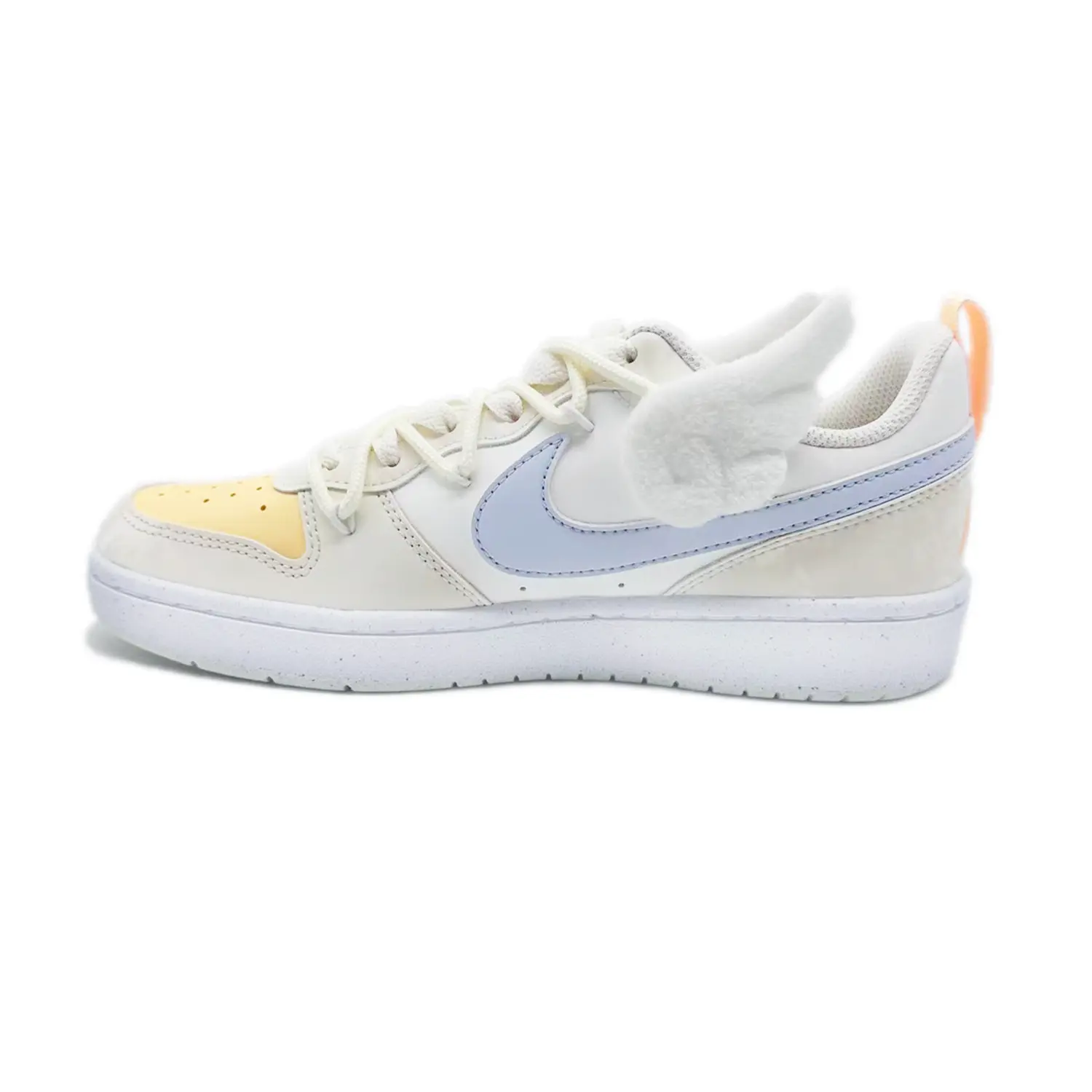 

Кроссовки Nike Court Borough Skateboarding Shoes Women's Low-top Yellow/White/Blue, желтый/белый/синий