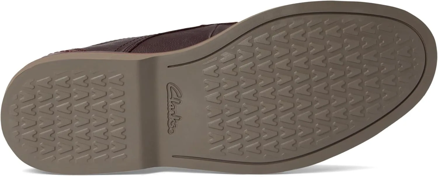 Мужские низкие оксфордские туфли Clarks Radcliff, красный — фото 4