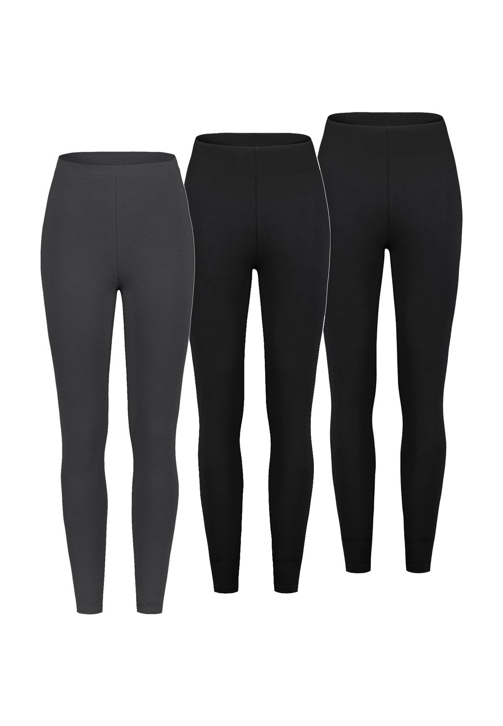 

Леггинсы 3ER-PACK STRETCHIGE MIT HOHEM BUND, Sublevel, цвет Schwarz Dunkelgrau