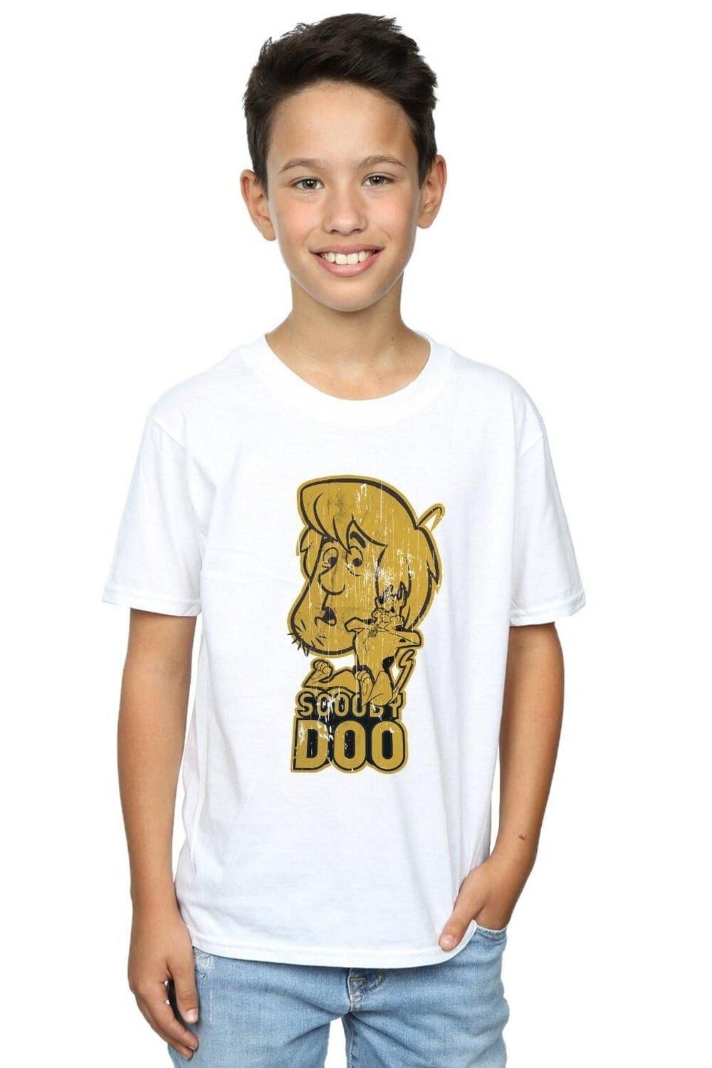 

И лохматая футболка Scooby Doo, белый