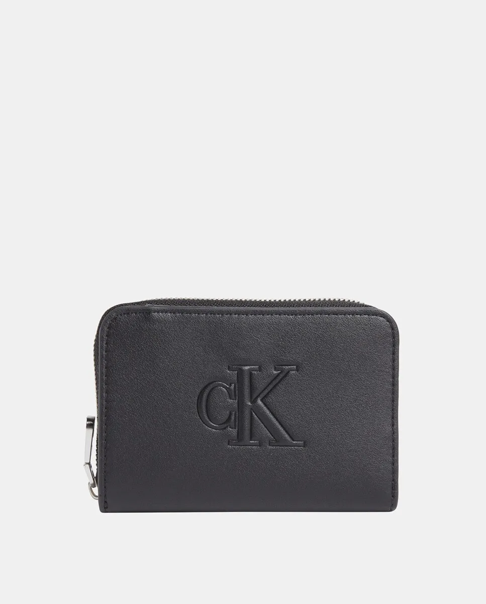 

Кошелек на молнии Calvin Klein, черный