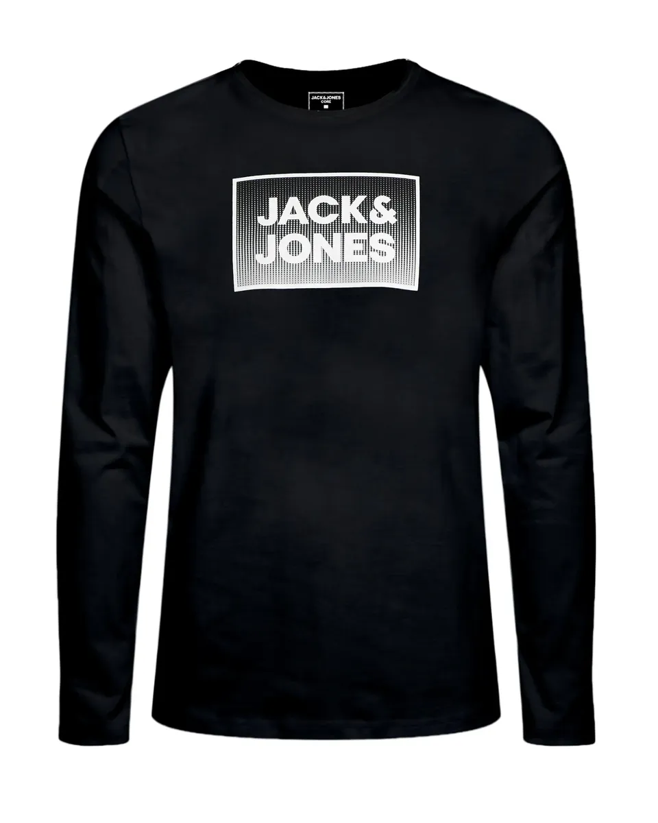 

Детская рубашка с длинными рукавами Jack & Jones "JJSTEEL TEE LS JNR" Jack & Jones Junior, черный