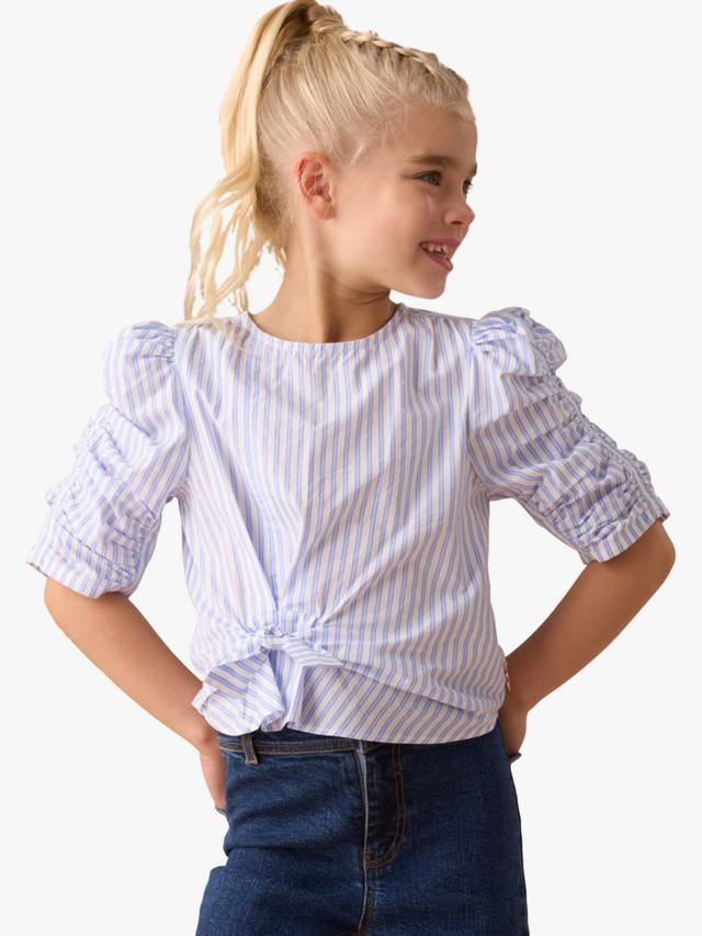 

Детская блузка Lara с завязкой спереди Angel & Rocket