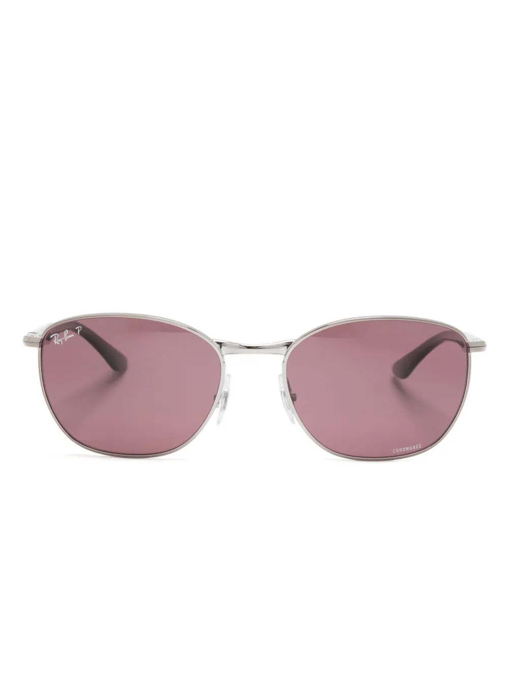 

Солнцезащитные очки в круглой оправе Ray-Ban, серый