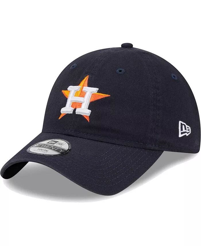 

Регулируемая кепка для маленьких мальчиков и девочек Navy Houston Astros Team 9TWENTY New Era