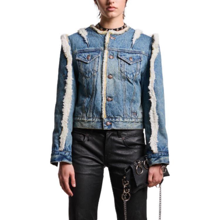 

Джинсовая куртка SS24 Женская Clinton Blue R13