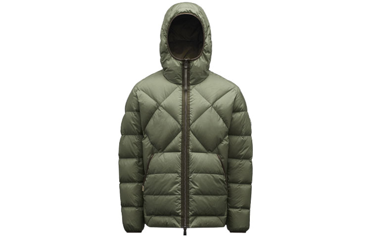 

Пуховик мужской оливковый Moncler, оливковый