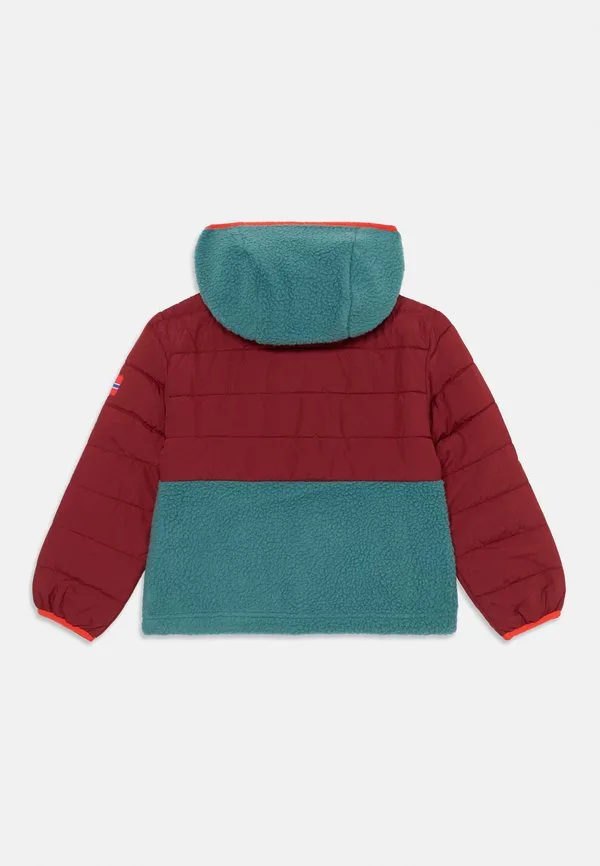 Детская куртка romsdalen, легкая куртка Trollkids, Carmin Red/Stormy Blue/Mystic Blue — фото 2