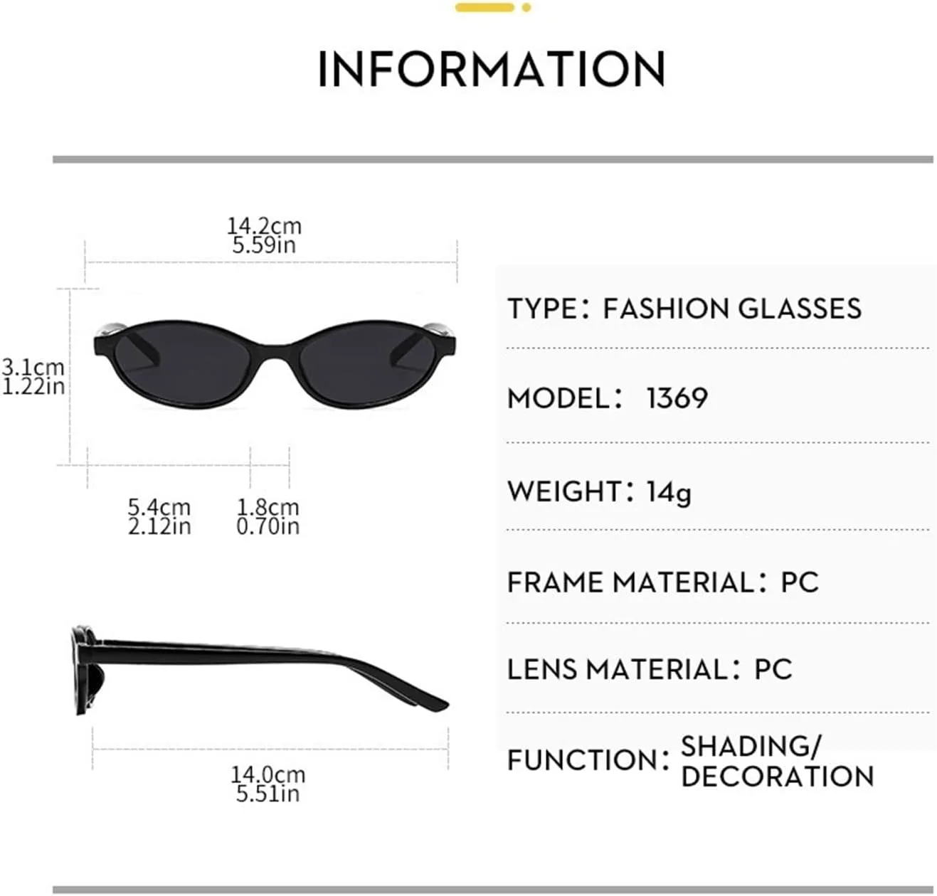 

Модные женские солнцезащитные очки в тонкой оправе для отдыха на природе и поездок на работу. Мужские солнцезащитные очки для повседневной носки Generic, Orange