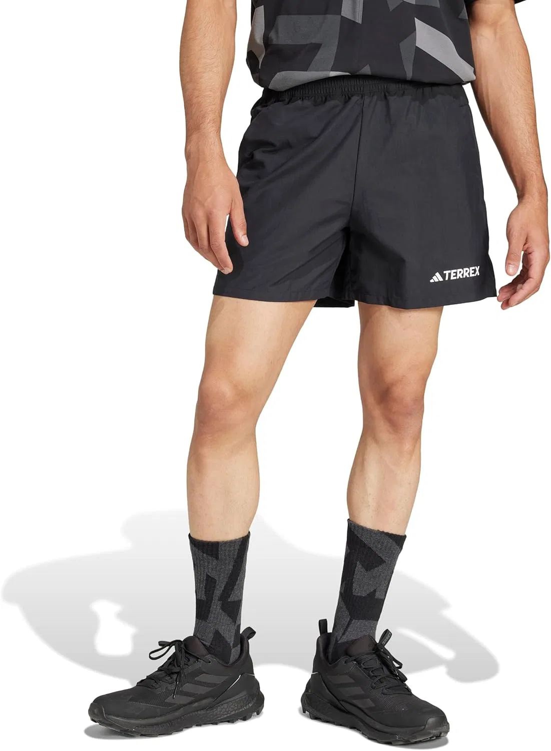 Шорты для активного отдыха Terrex, adidas, зеленые, Black