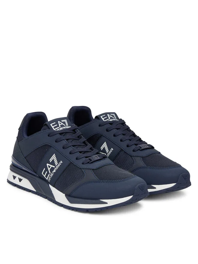 EA7 Emporio Armani Кроссовки 7X000656 AF13550 MZ069 темно-синие — фото 2