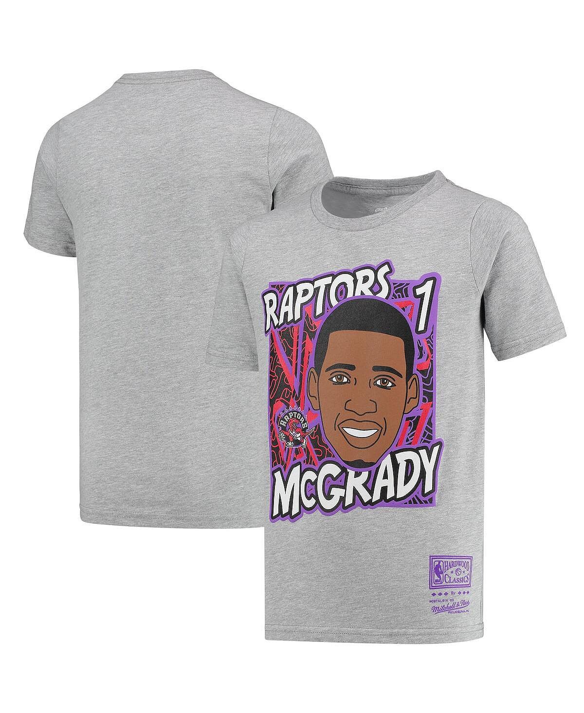 

Серая футболка Big Boys Tracy McGrady Toronto Raptors Hardwood Classics King of the Court Player Mitchell & Ness, Серый, Серая футболка Big Boys Tracy McGrady Toronto Raptors Hardwood Classics King of the Court Player Mitchell & Ness
