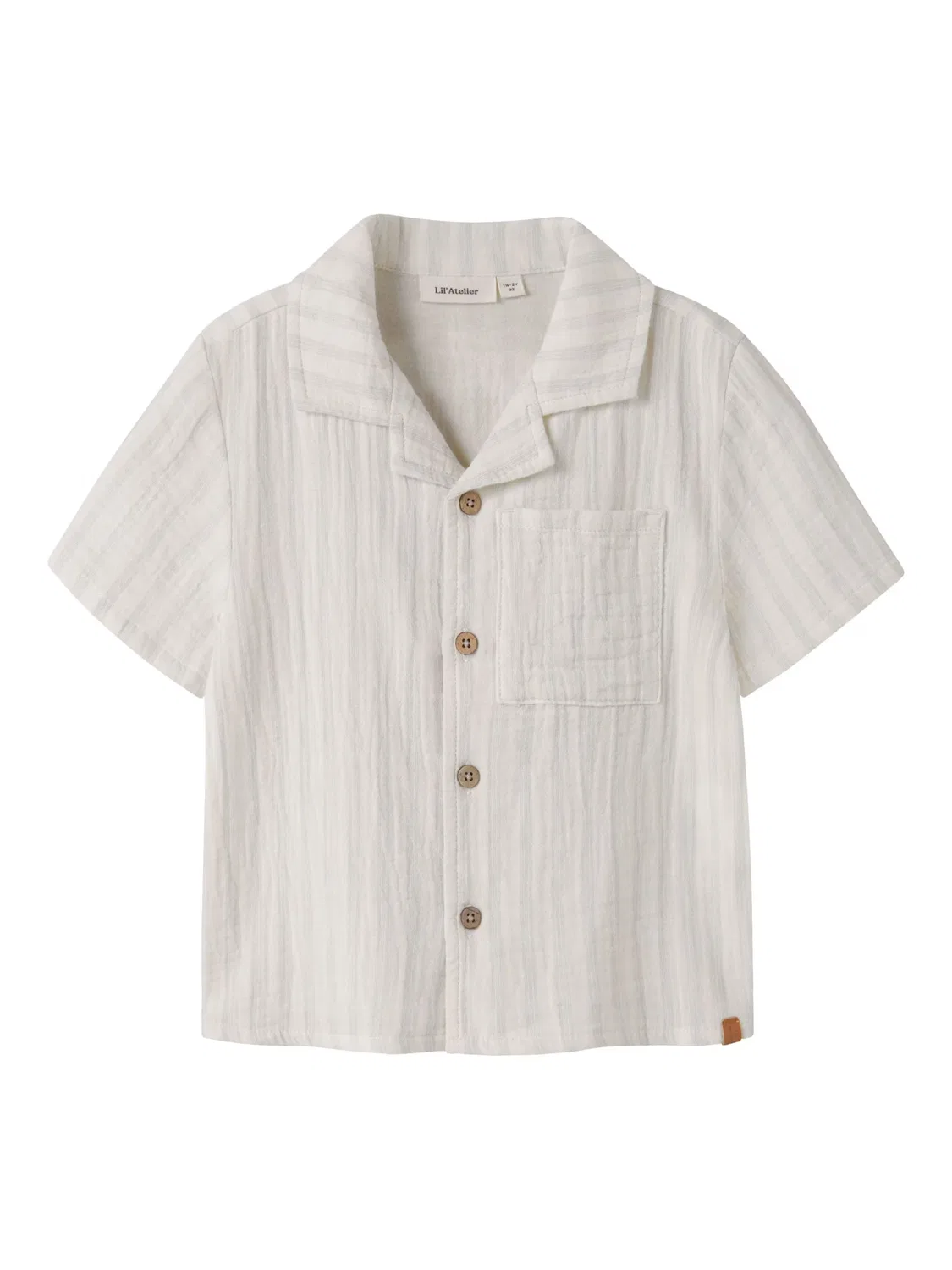 Рубашка на пуговицах стандартного кроя Lil'Atelier, White