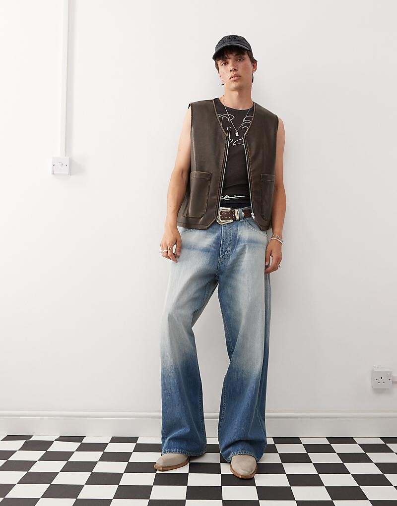 

Дешевый понедельник – Свободнее – Синие мешковатые джинсы