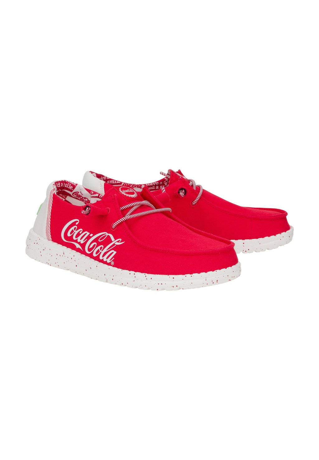 Слипоны WALLY COKE - Trainers HEYDUDE, светло-красный — фото 2