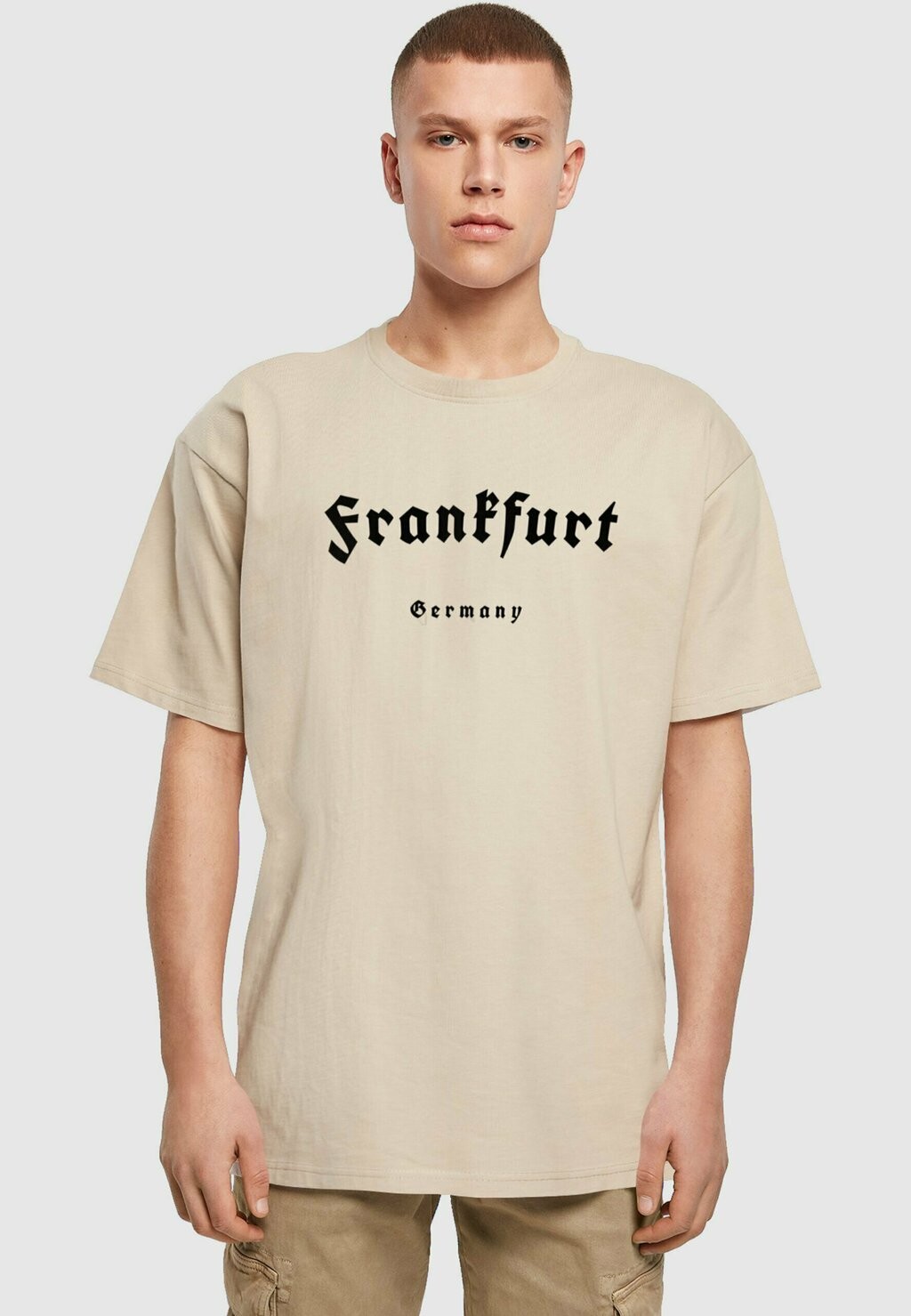 

Футболка с принтом FRANKFURT HEAVY Merchcode, цвет wet sand