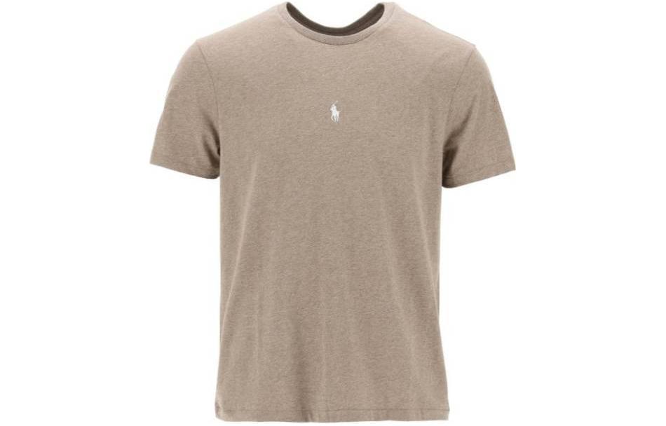 Поло пони хлопковая футболка Polo Ralph Lauren, Light Umber — фото 3