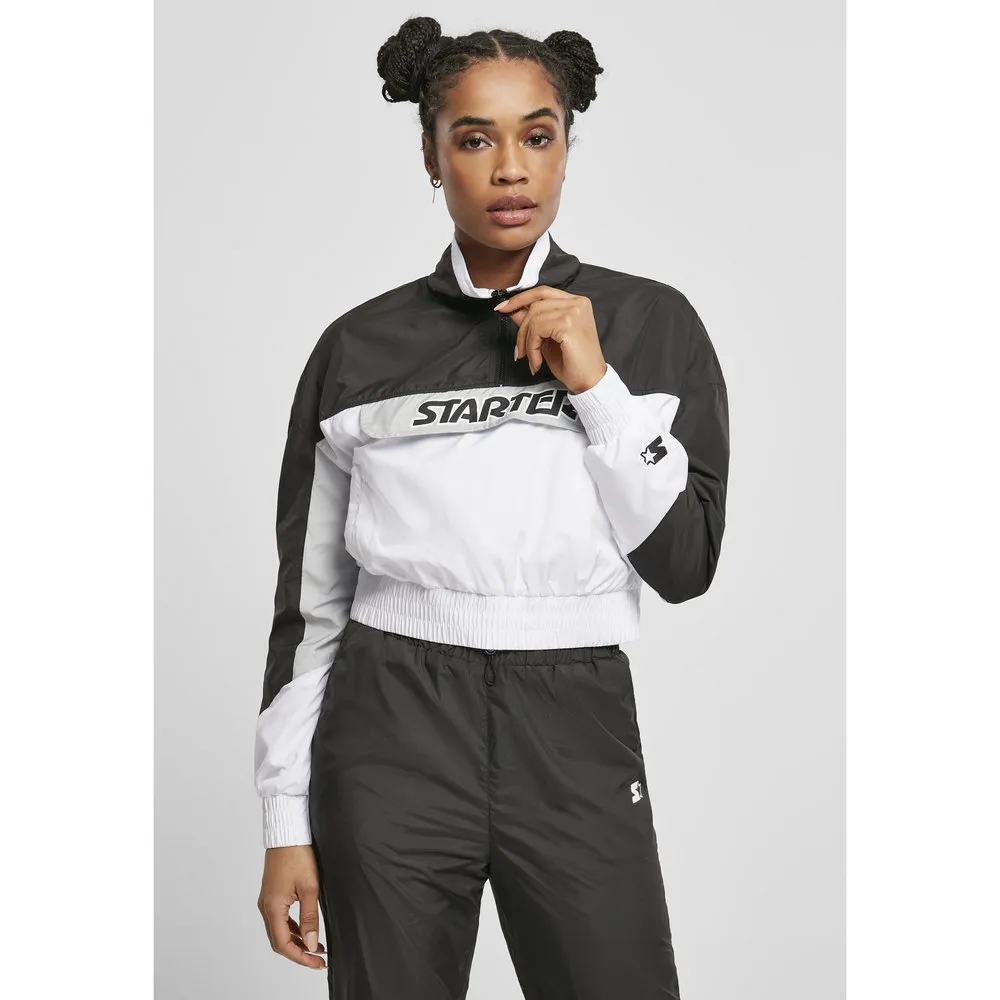 

Куртка Urban Classics Pull-On Starter Colorblock, черный