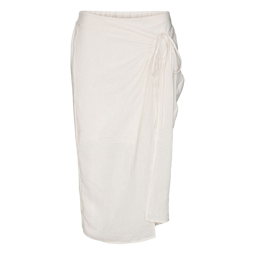 

Юбка Vero Moda Chris Calf Wrap Petite High Waist Long, белый
