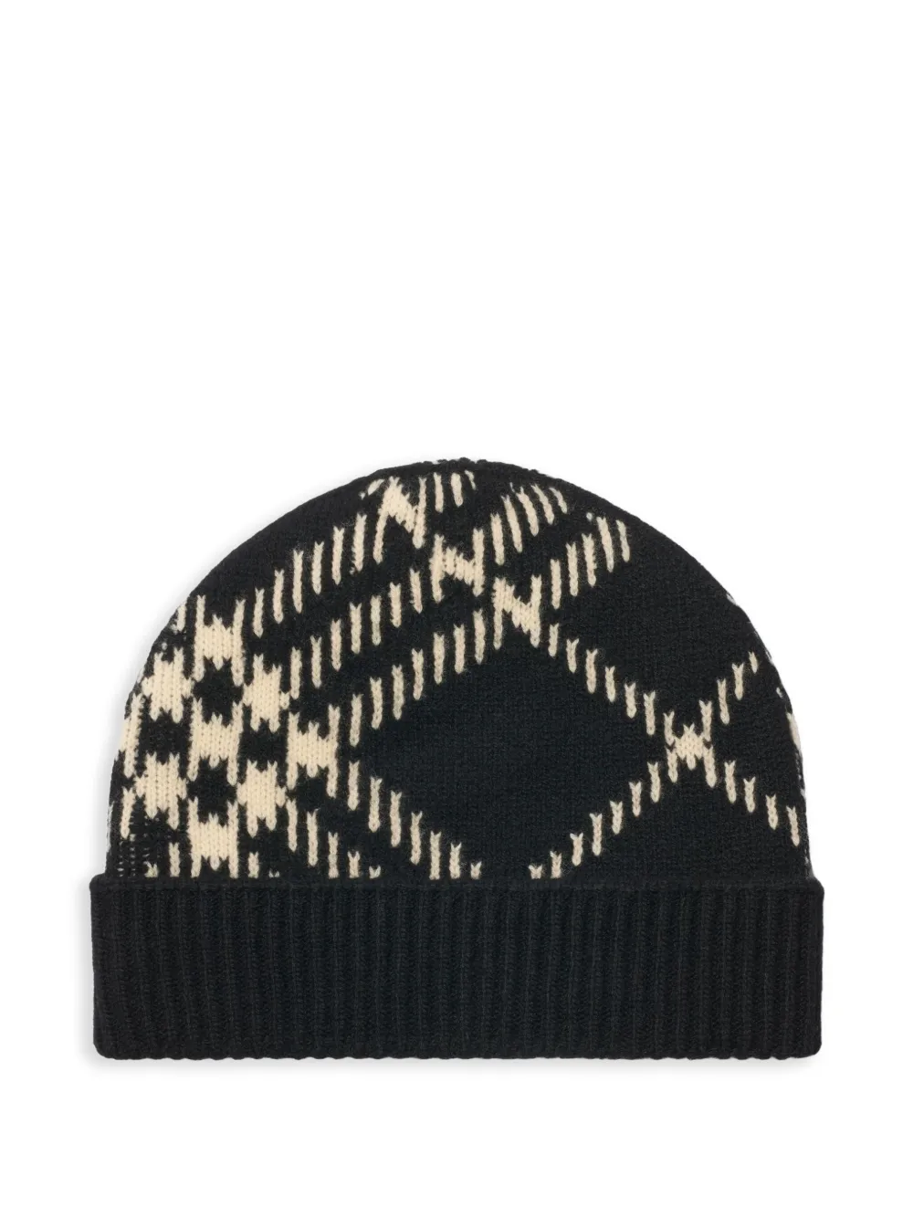 

Кашемировая шапка в клетку BURBERRY, черный