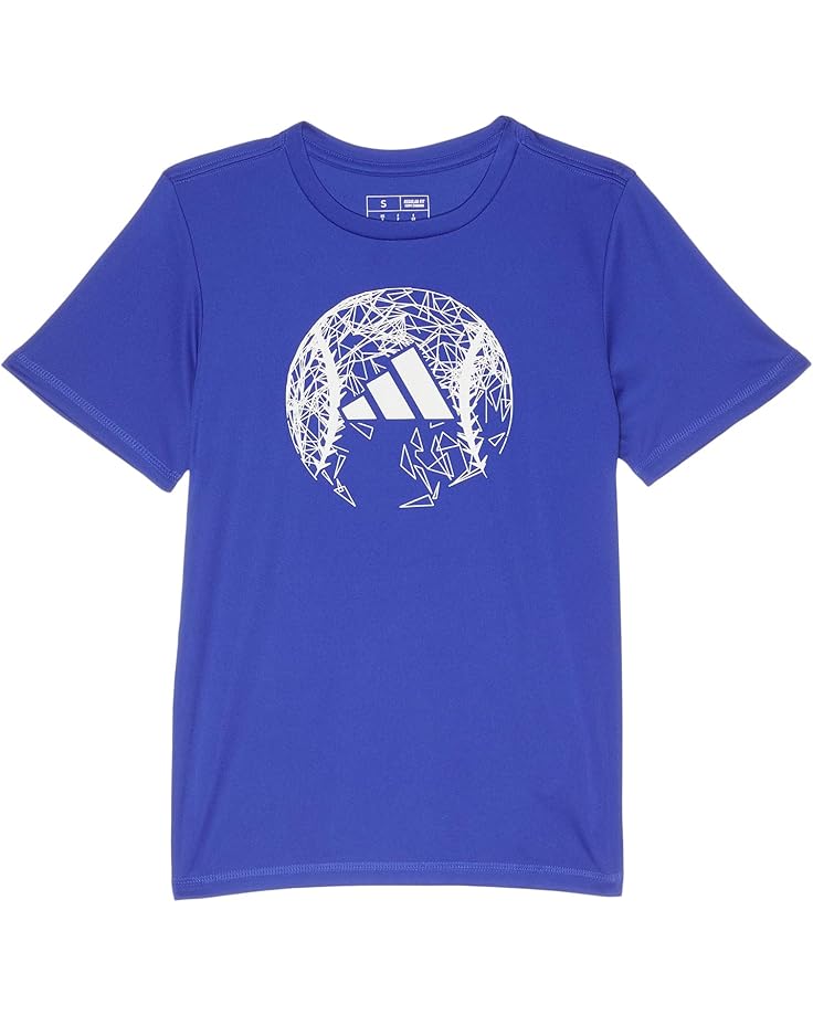 

Футболка adidas Kids Poly Sport Tee24, цвет Semi Lucid Blue