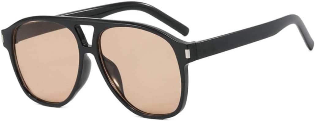 

Солнцезащитные очки в крупной оправе для женщин и мужчин, роскошные дизайнерские винтажные солнцезащитные очки, популярные панк-очки для активного отдыха с заклепками, очки с защитой от УФ-излучения UV400 SZVVBKK, Black Tea