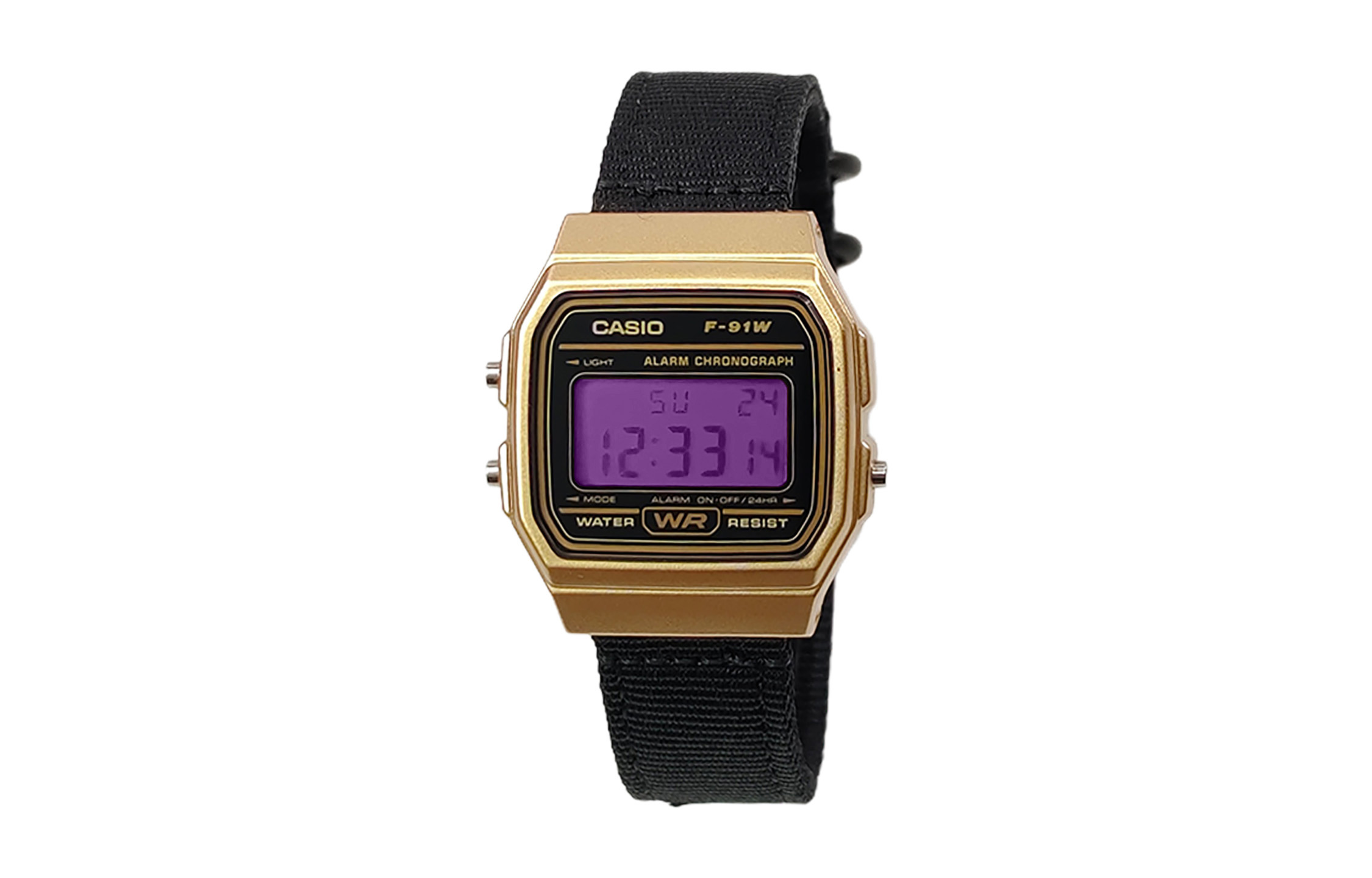 

CASIO Часы Retrofit Series Quartz Movement Nylon Strap Watch Men's Watch Black Dial
