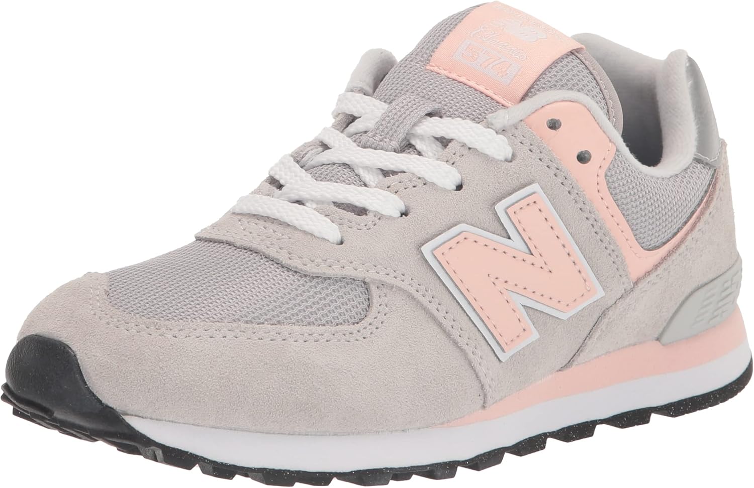 

Кроссовки New Balance Kids' 574 V1 на шнуровке, розовый