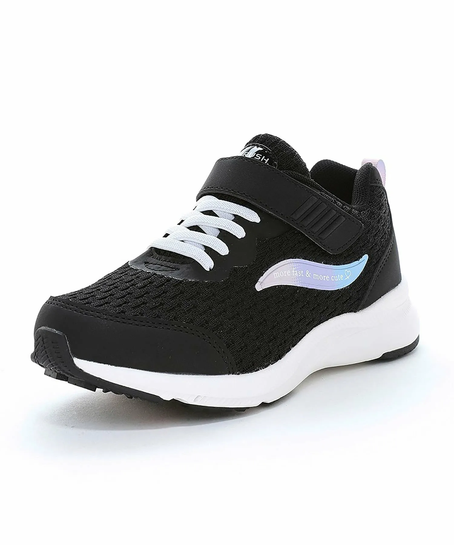 Детские кроссовки MoonStar LV 1257 черного цвета для девочек Superstar, black