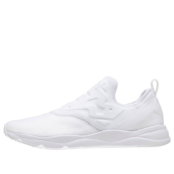 

Кроссовки furylite slip-on arch running shoes white Reebok, белый