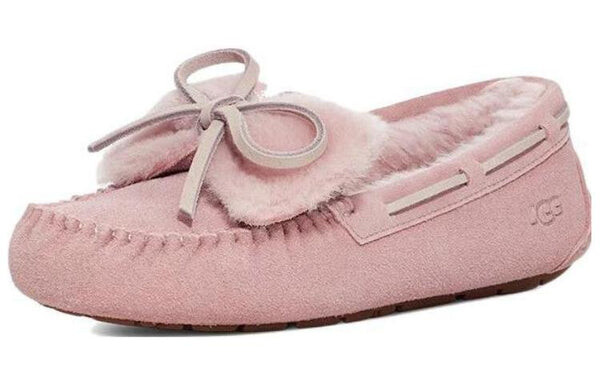Тапочки дакота двойной бант Ugg, серый — фото 3