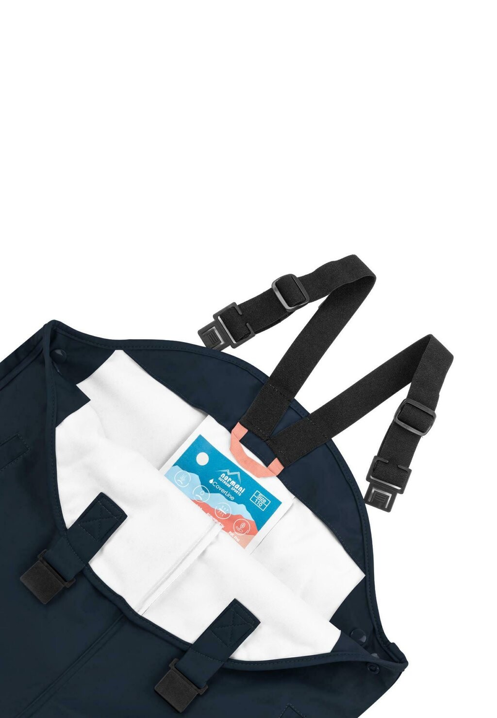Дождевые брюки MIT HOSENTRÄGERN normani Outdoor Sports, темно-синий — фото 4