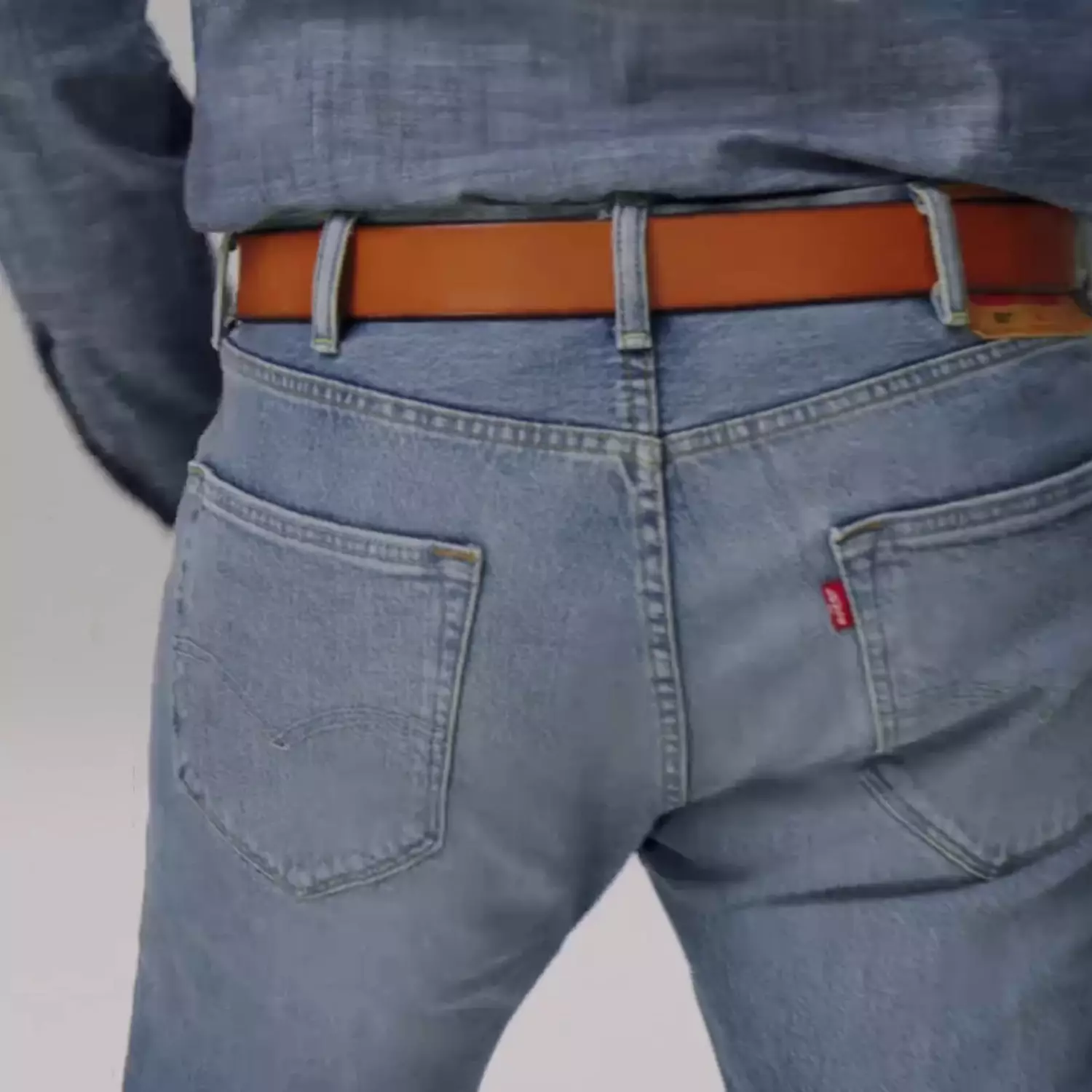 Мужские джинсы 501 с термоусадкой (большие и высокие) Levi's, цвет Rigid - Dark Wash - Non Stretch — фото 4